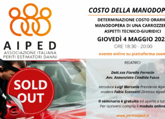 Sold out il Seminario “Determinazione del costo della manodopera”