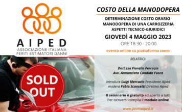 Sold out il Seminario “Determinazione del costo della manodopera”