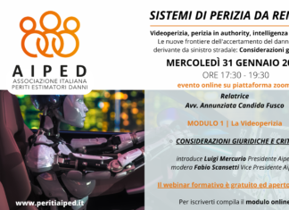 Webinar: SISTEMI DI PERIZIA DA REMOTO. Considerazioni giuridiche
