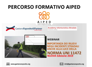 Webinar: Importanza dei rilievi negli incidenti stradali – Norma UNI 11472/2019