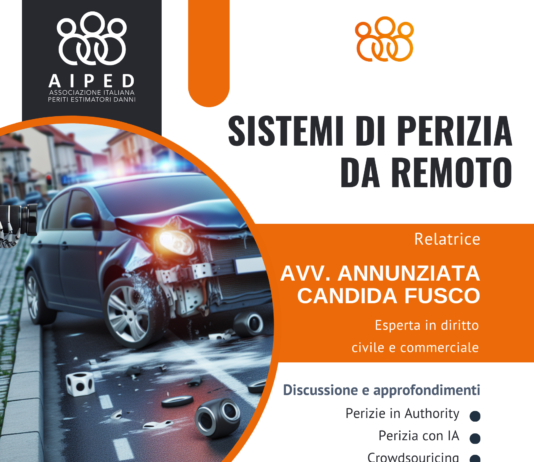 Webinar: SISTEMI DI PERIZIA DA REMOTO – SECONDO MODULO