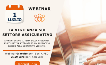 Webinar AIPED: L’attività di vigilanza sul settore assicurativo