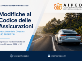 MODIFICHE AL CODICE DELLE ASSICURAZIONI – ATTUAZIONE DIRETTIVA UE 2021/2018